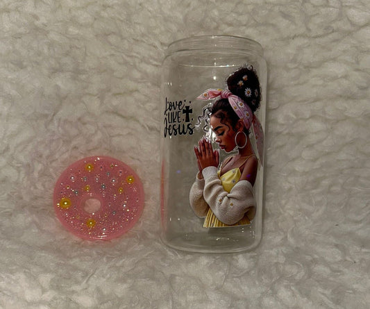 Faithfully You – Praying Woman Tumbler